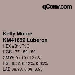 Código de color: Kelly Moore - KM41652 Luberon | qconv.com