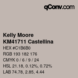 Código de color: Kelly Moore - KM41711 Castellina | qconv.com