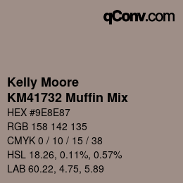 Farbcode: Kelly Moore - KM41732 Muffin Mix | qconv.com
