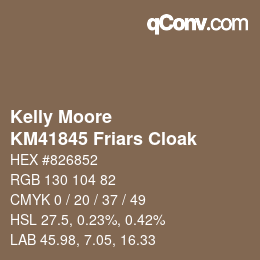 Color code: Kelly Moore - KM41845 Friars Cloak | qconv.com
