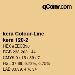 Farbcode: kera Colour-Line - kera 120-2 | qconv.com