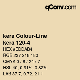 Código de color: kera Colour-Line - kera 120-4 | qconv.com