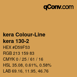 カラーコード: kera Colour-Line - kera 130-2 | qconv.com