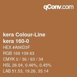 カラーコード: kera Colour-Line - kera 160-0 | qconv.com