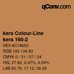 カラーコード: kera Colour-Line - kera 160-2 | qconv.com