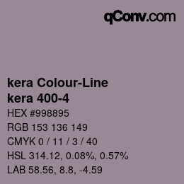 カラーコード: kera Colour-Line - kera 400-4 | qconv.com