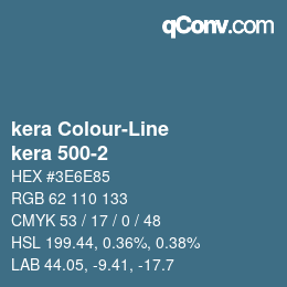 カラーコード: kera Colour-Line - kera 500-2 | qconv.com