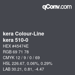 Código de color: kera Colour-Line - kera 510-0 | qconv.com