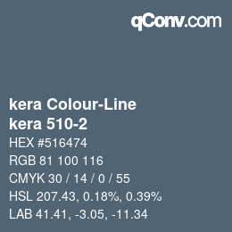 カラーコード: kera Colour-Line - kera 510-2 | qconv.com