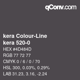 Código de color: kera Colour-Line - kera 520-0 | qconv.com