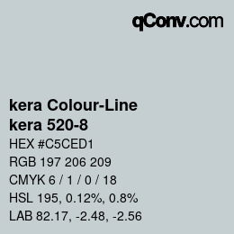 カラーコード: kera Colour-Line - kera 520-8 | qconv.com