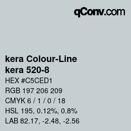 Farbcode: kera Colour-Line - kera 520-8 | qconv.com