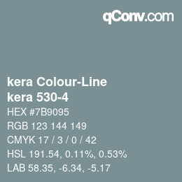 Código de color: kera Colour-Line - kera 530-4 | qconv.com