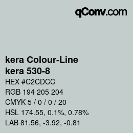 Código de color: kera Colour-Line - kera 530-8 | qconv.com