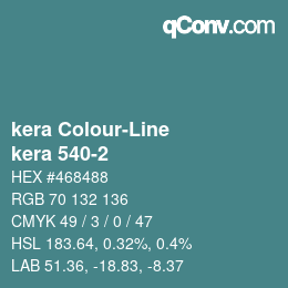 カラーコード: kera Colour-Line - kera 540-2 | qconv.com