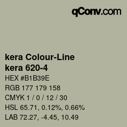 Color code: kera Colour-Line - kera 620-4 | qconv.com