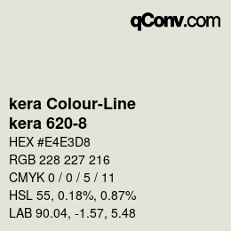 Código de color: kera Colour-Line - kera 620-8 | qconv.com