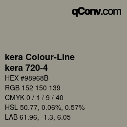 Código de color: kera Colour-Line - kera 720-4 | qconv.com