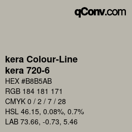 Código de color: kera Colour-Line - kera 720-6 | qconv.com