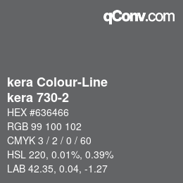 Color code: kera Colour-Line - kera 730-2 | qconv.com