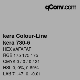 Color code: kera Colour-Line - kera 730-6 | qconv.com