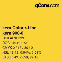 Color code: kera Colour-Line - kera 900-0 | qconv.com
