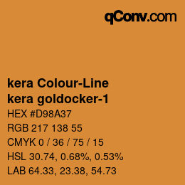 Farbcode: kera Colour-Line - kera goldocker-1 | qconv.com
