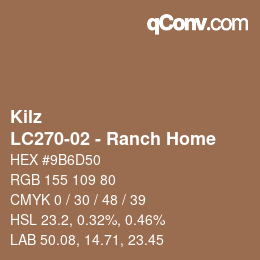 Farbcode: Kilz - LC270-02 - Ranch Home | qconv.com