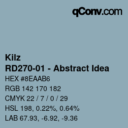 Color code: Kilz - RD270-01 - Abstract Idea | qconv.com