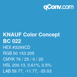 Farbcode: KNAUF Color Concept - BC 022 | qconv.com