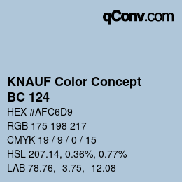 カラーコード: KNAUF Color Concept - BC 124 | qconv.com