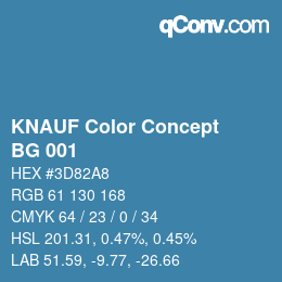 Código de color: KNAUF Color Concept - BG 001 | qconv.com