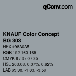 カラーコード: KNAUF Color Concept - BG 303 | qconv.com