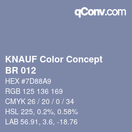 Farbcode: KNAUF Color Concept - BR 012 | qconv.com