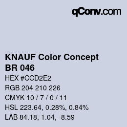 Farbcode: KNAUF Color Concept - BR 046 | qconv.com