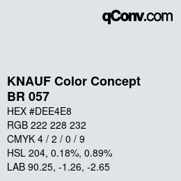 Farbcode: KNAUF Color Concept - BR 057 | qconv.com