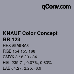 Color code: KNAUF Color Concept - BR 123 | qconv.com