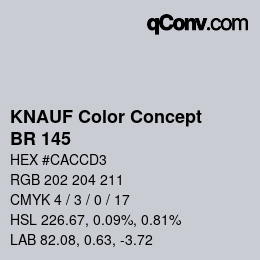 カラーコード: KNAUF Color Concept - BR 145 | qconv.com