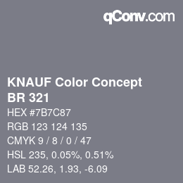 カラーコード: KNAUF Color Concept - BR 321 | qconv.com