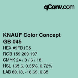 Farbcode: KNAUF Color Concept - GB 045 | qconv.com