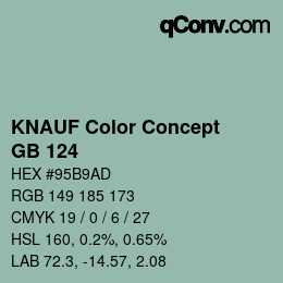 Color code: KNAUF Color Concept - GB 124 | qconv.com