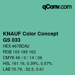 カラーコード: KNAUF Color Concept - GS 033 | qconv.com