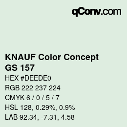 カラーコード: KNAUF Color Concept - GS 157 | qconv.com