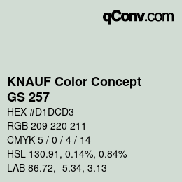 カラーコード: KNAUF Color Concept - GS 257 | qconv.com