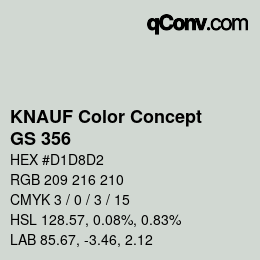 カラーコード: KNAUF Color Concept - GS 356 | qconv.com