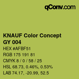 Farbcode: KNAUF Color Concept - GY 004 | qconv.com