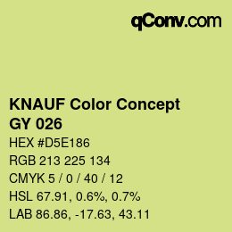 Farbcode: KNAUF Color Concept - GY 026 | qconv.com