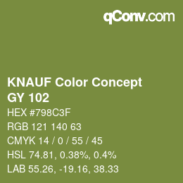 Farbcode: KNAUF Color Concept - GY 102 | qconv.com