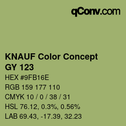 Farbcode: KNAUF Color Concept - GY 123 | qconv.com