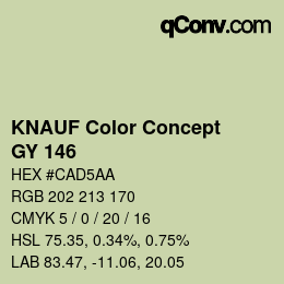 Farbcode: KNAUF Color Concept - GY 146 | qconv.com